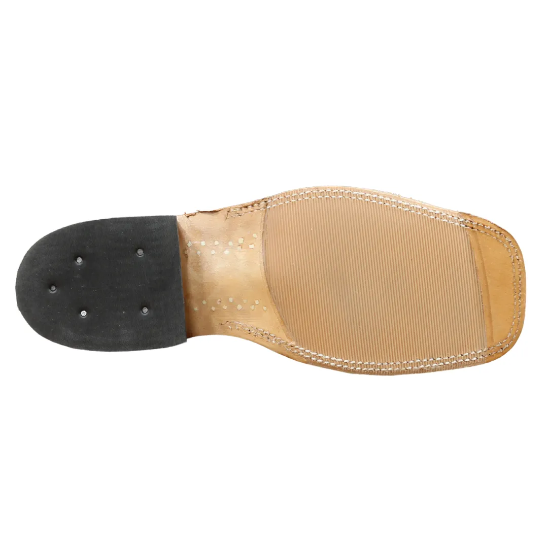 Anderson Bean Kango Tobacco Smooth Ostrich with Tan Sinsation Top