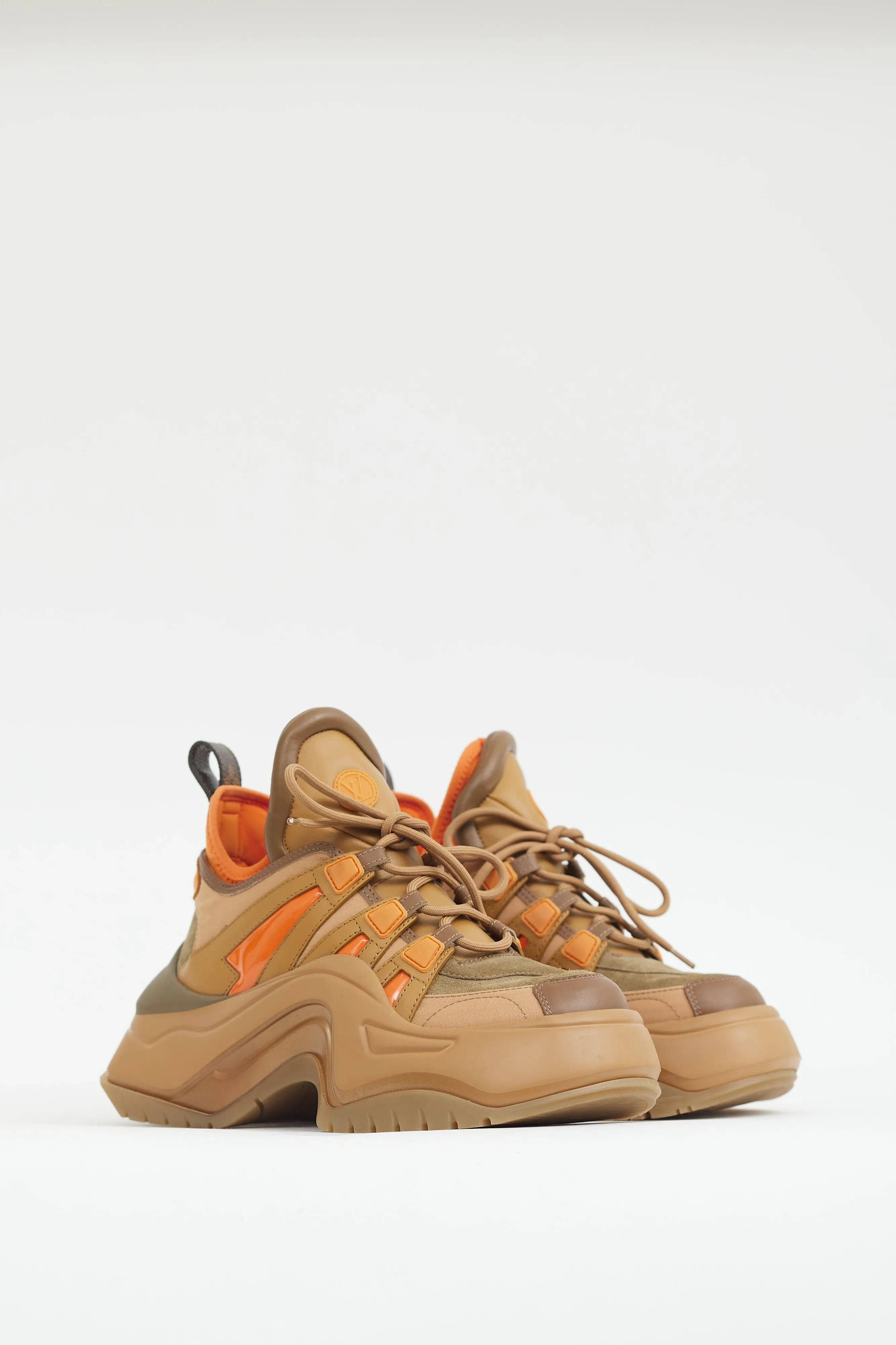 Brown & Orange Archlight 2.0 Platform Sneaker
