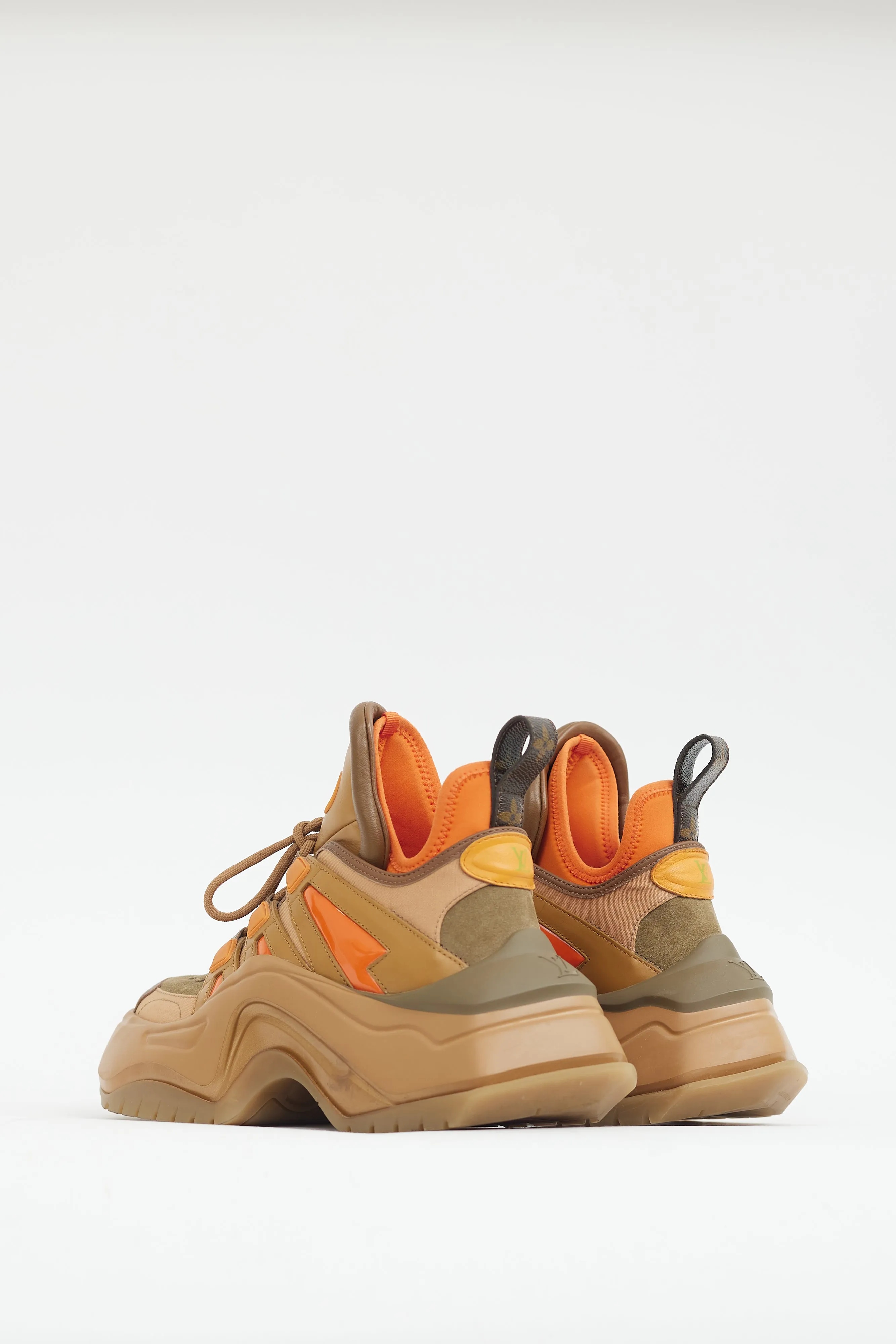 Brown & Orange Archlight 2.0 Platform Sneaker
