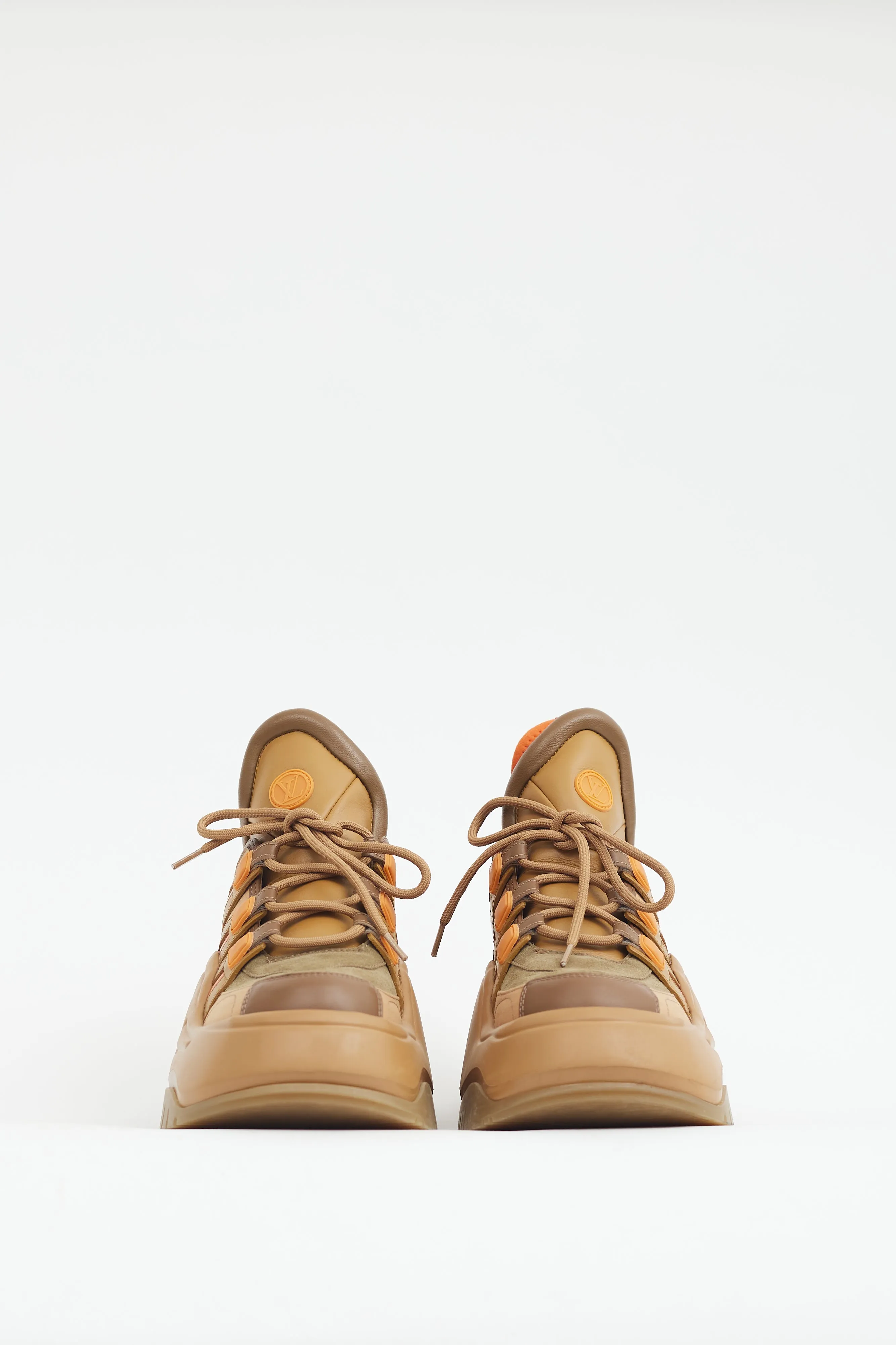 Brown & Orange Archlight 2.0 Platform Sneaker