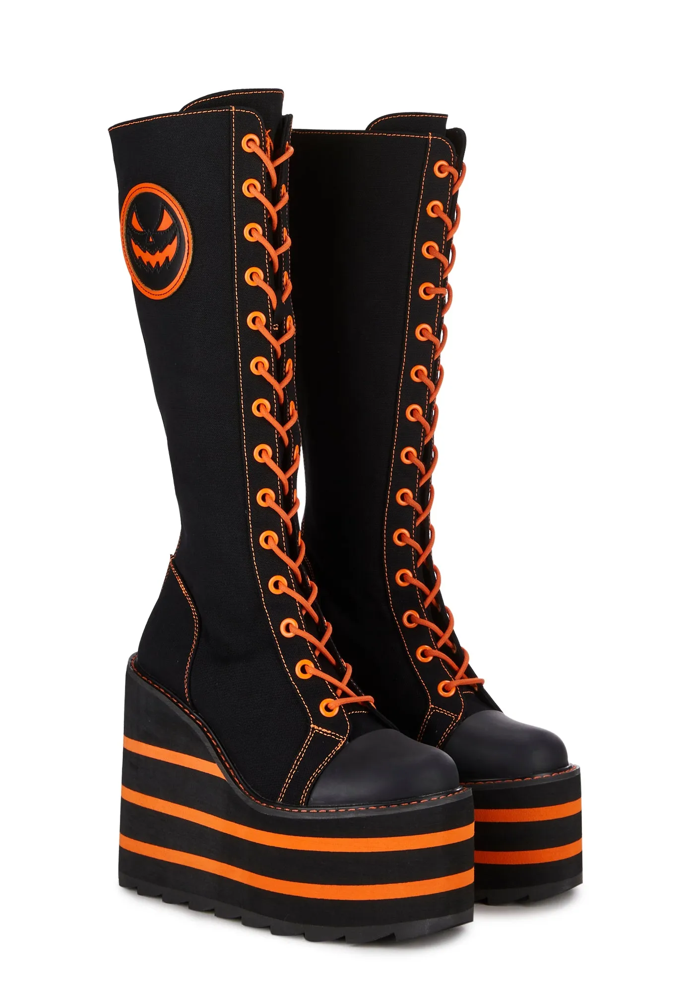 Detention Jack O Lantern Platform Sneakers