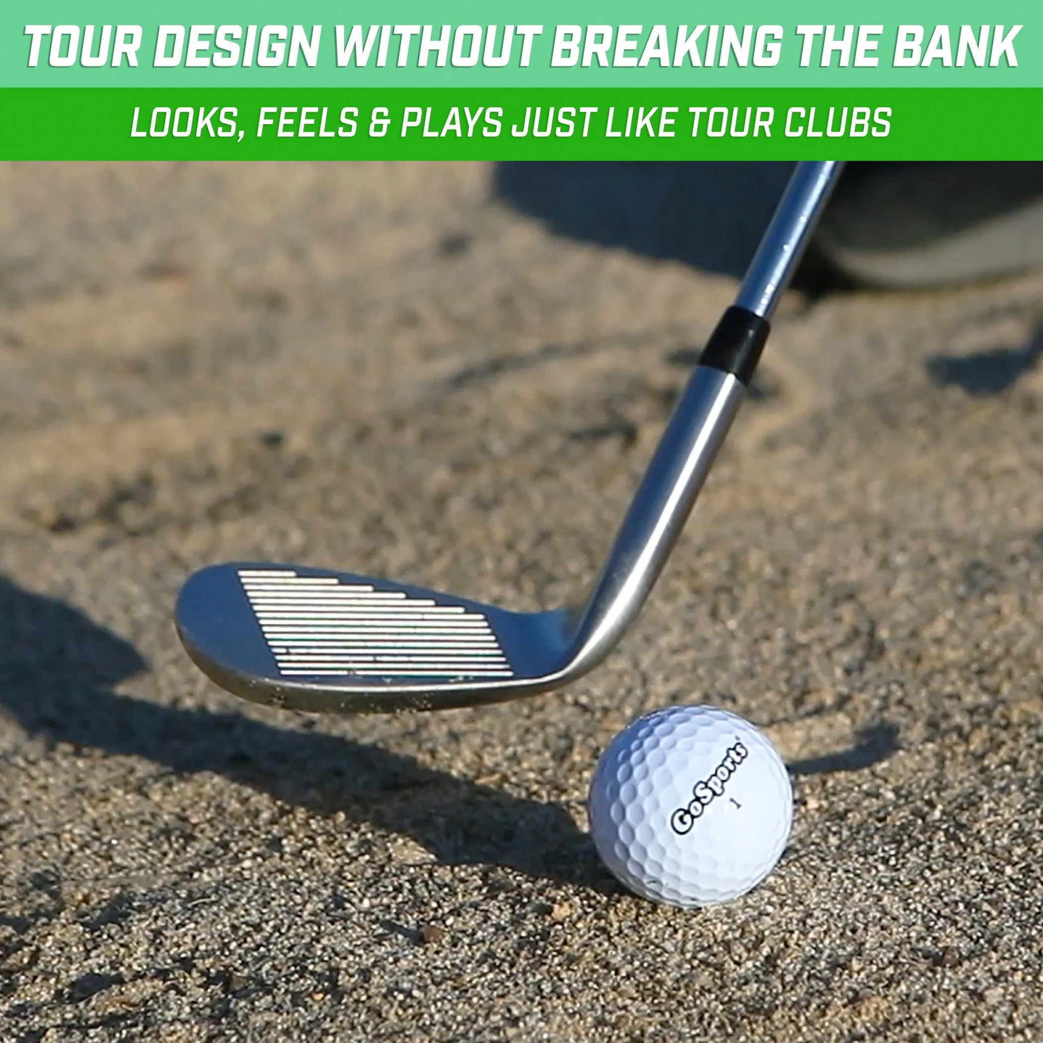 GoSports Tour Pro Golf Wedge - 56 Degree Satin
