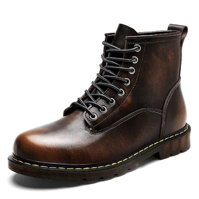 leather Boots V98