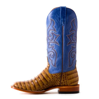 Men's Horsepower Toasted Caiman Print with Blue Sinsation Top HP1842