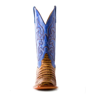 Men's Horsepower Toasted Caiman Print with Blue Sinsation Top HP1842
