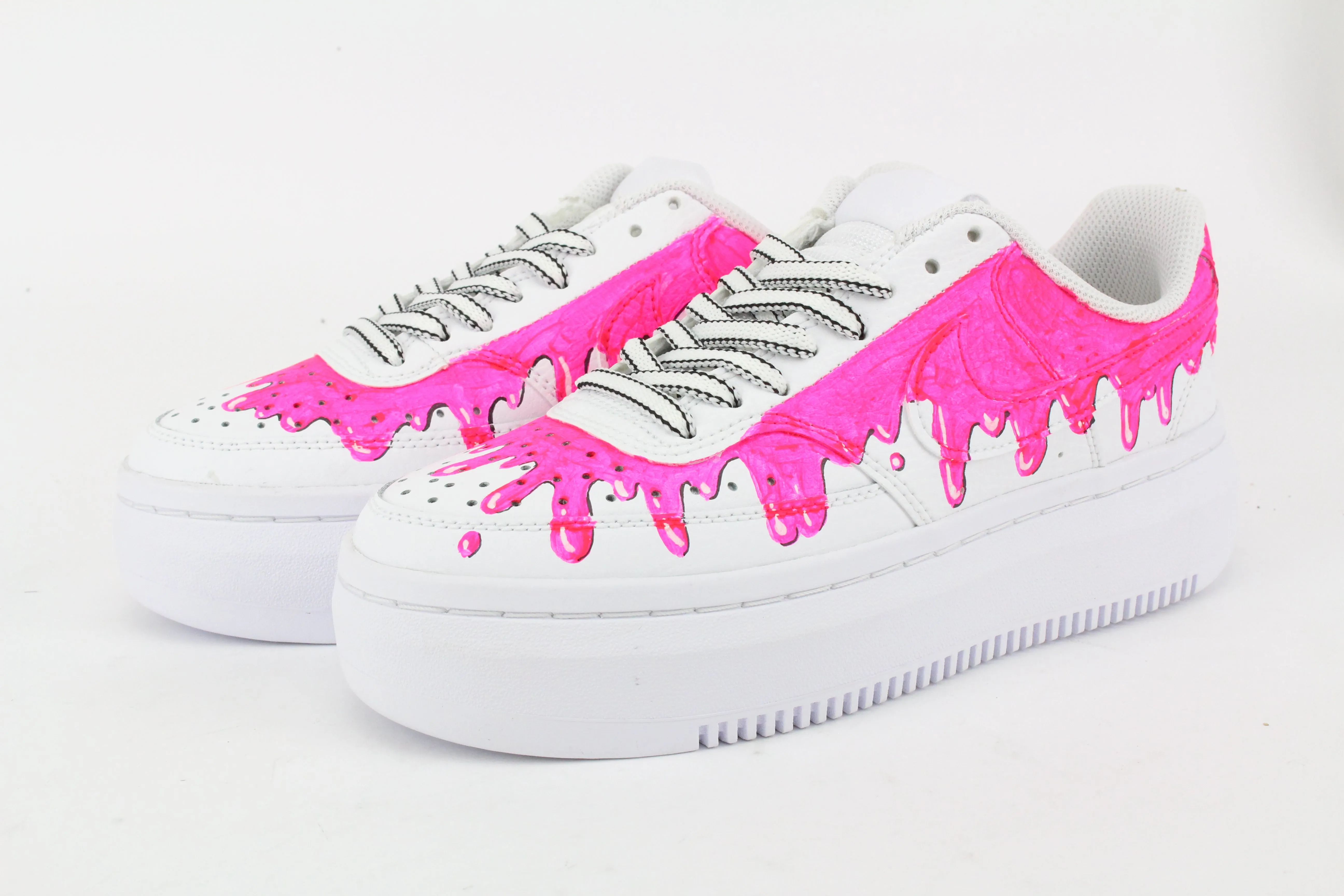 Nike Court Vision Low Platform Cartoon Slime