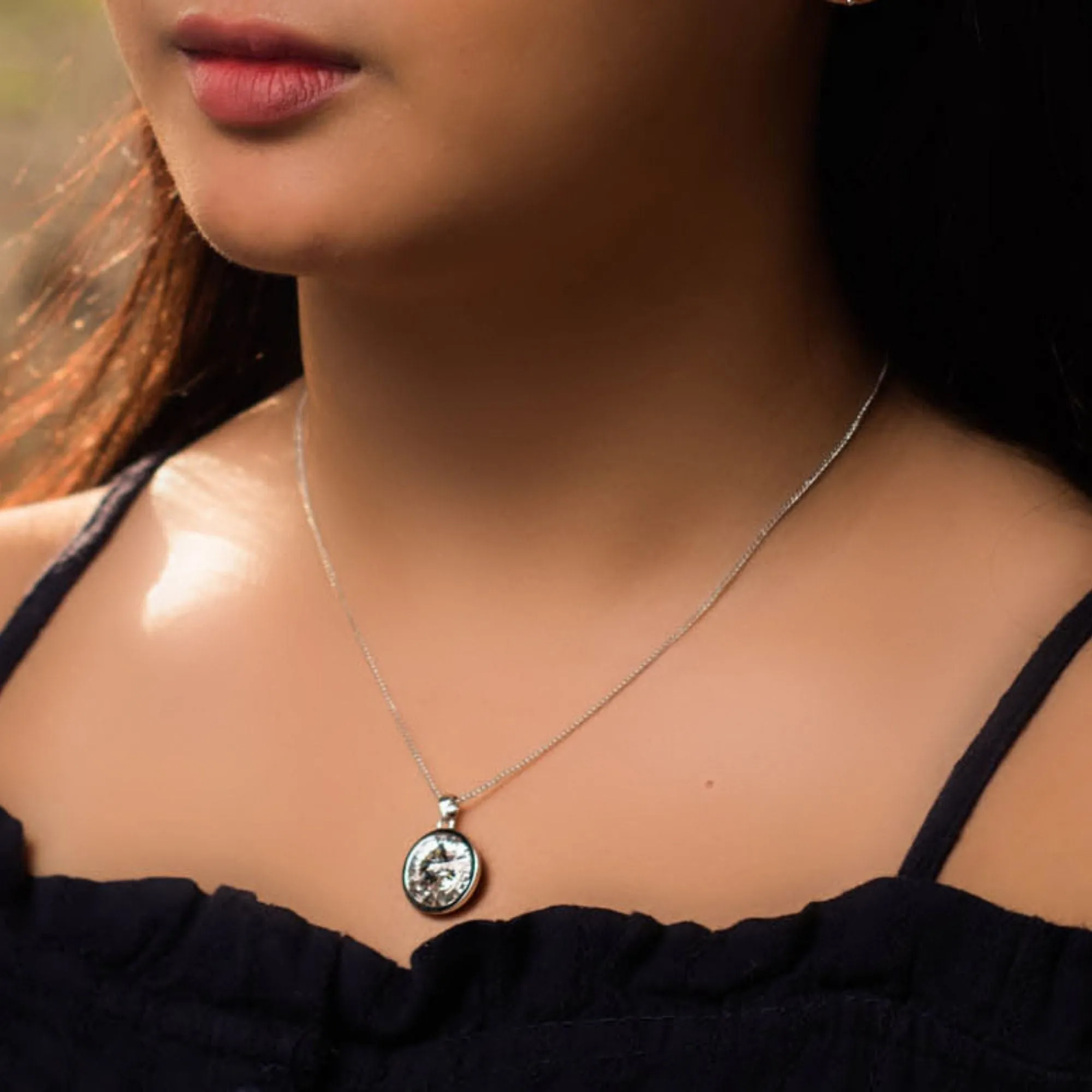 Pointed Crystal Necklace