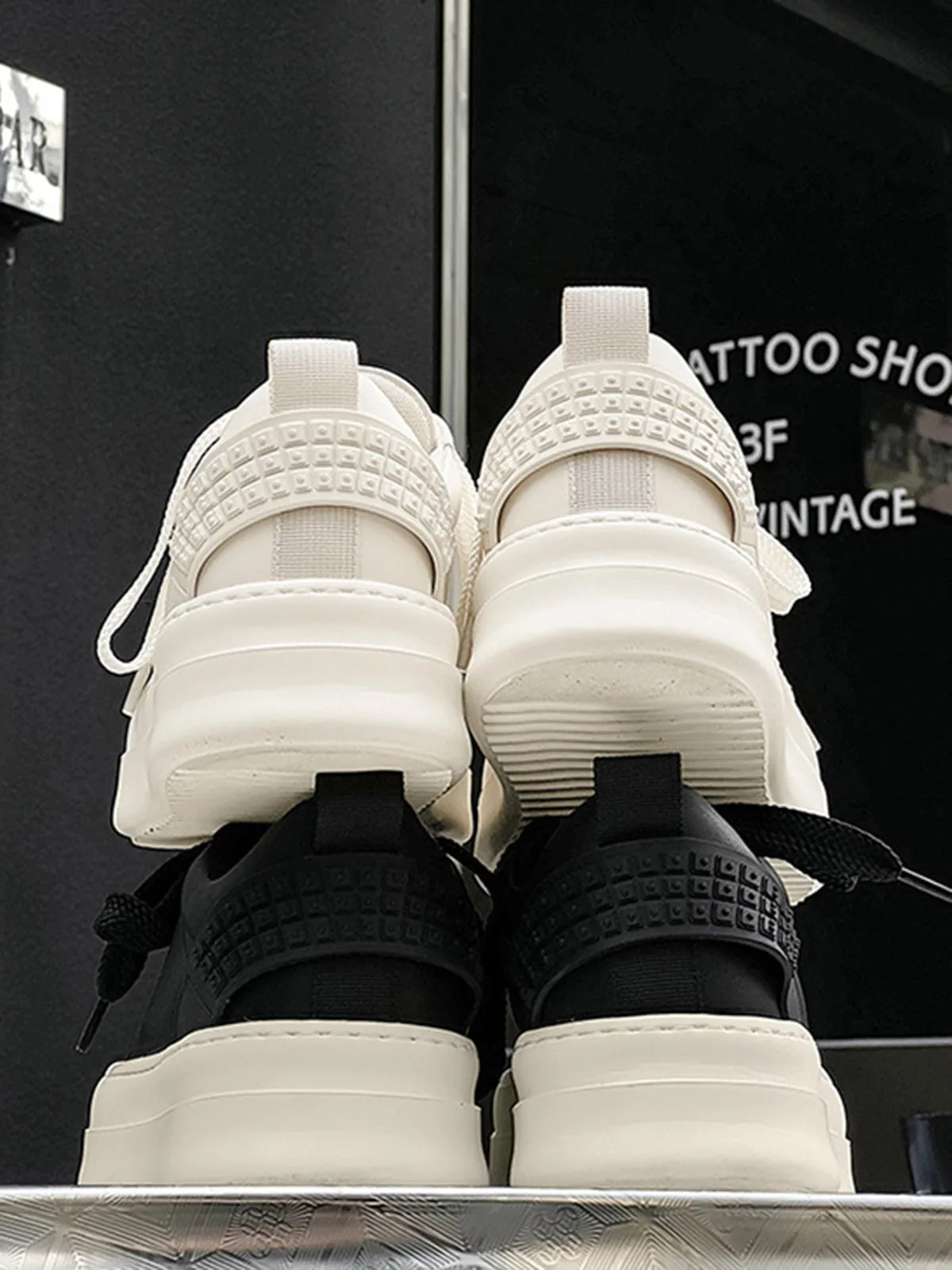 Thesupermade Cut Square Platform Sneakers - 2284