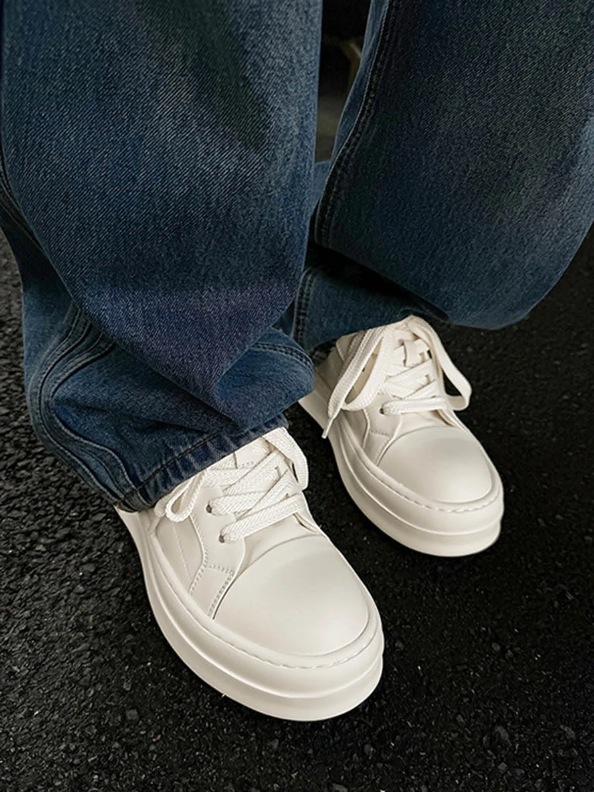 Thesupermade Cut Square Platform Sneakers - 2284
