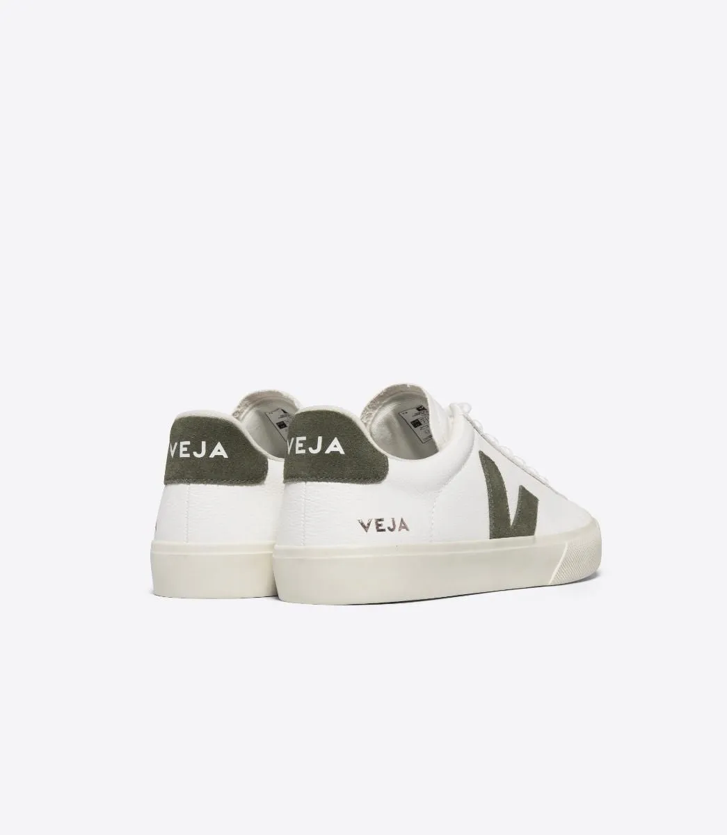 VEJA Men’s Campo White Leather & Kaki