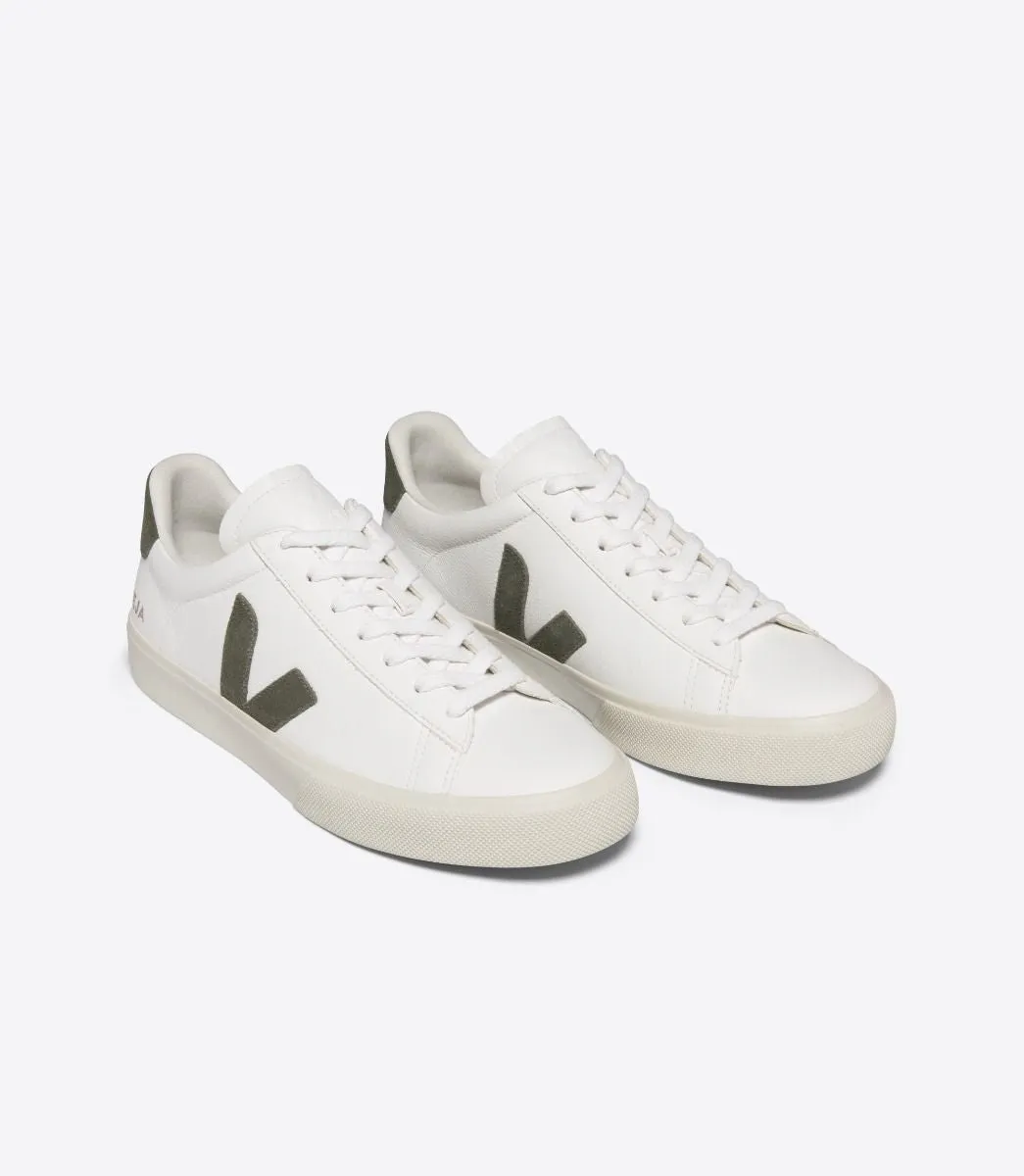 VEJA Men’s Campo White Leather & Kaki
