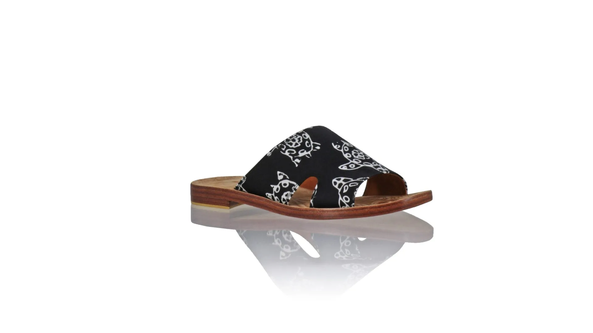 Vira 20mm Flat - Black Batik Turtle