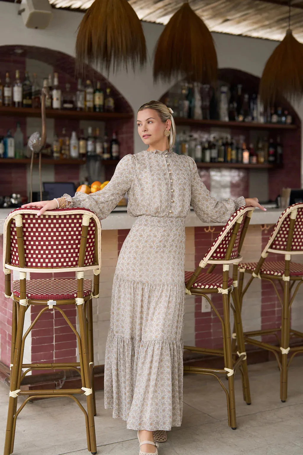 Zoe Maxi Dress - Antique