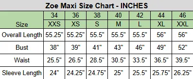 Zoe Maxi Dress - Antique